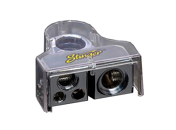 Stinger - SPT53302 batteriterminal (1x50)+(1x25)+(2x10)mm², Minus 